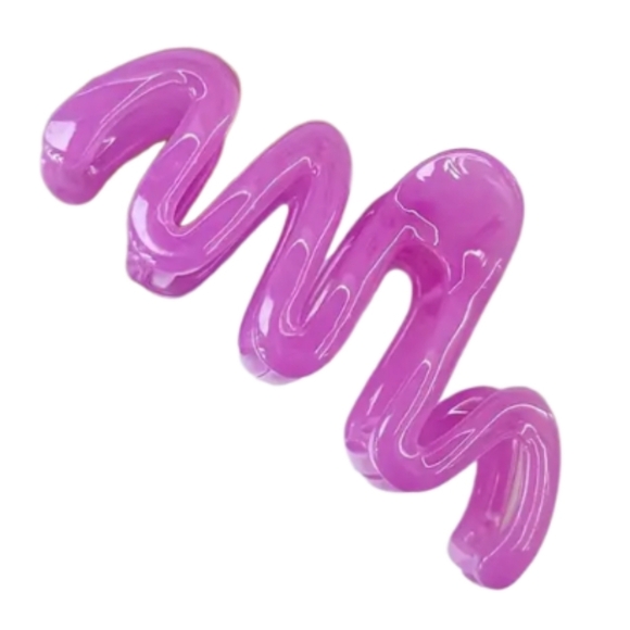 Color Pop Groovy Claw Clips - Picture 7 of 7
